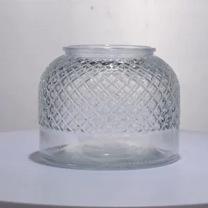 Empty Transparent Round Jar Food Packaging Bird Nest Bottle Glass Honey Jar