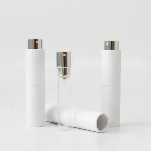 Environmentally Friendly Materials 8ml Perfume Sub Bottle Leak proof ABS Bottle Custom Pump Sprayer