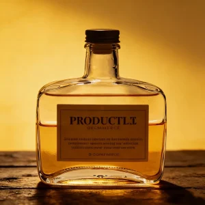 Excellent High end Durable Fancy Created Food Grade Reusable 500ml 750ml Glass Bottle for Mezcal Brandy Sake Drinks Spray Color