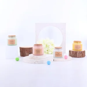 Exquisite Fragrance Christmas Home Decoration Aromatherapy Candles Glass Candle Jars