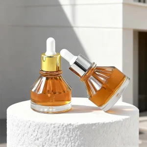 Exquisite Thickened Dropper Glass Bottle High Quality Unique Design Clear Essential Oil Bottles Suitable for Use