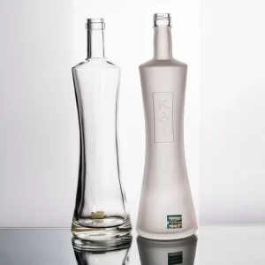 Extra Flint 750ML Empty Glass Spirits Liquor Bottle with Cork