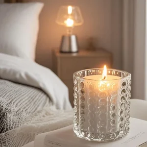 Extra Large Heavy-Weight Glass Candle Jar Container