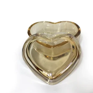 FENGJUN Luxury Candy Jars 8oz 10oz 12oz 16oz Empty Hearty Shape Container Lovely Love Design Lovely Lid Boxes Packaging for Food