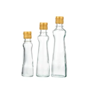 Factory 120ml 200ml 350ml Glass Seasoning Bottle Empty Chili Sauce Vinegar Sesame Kitchen Olive Oil Bottles