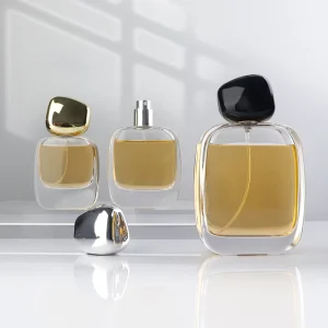 Factory 30ml 50ml 100ml Round Shoulder Glass Perfume Bottles with Caps