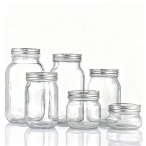 Factory 5oz 8oz 10oz 12oz 16oz 33oz Wide Mouth Glass Mason Jar for Jam, Canning, and Food Storage