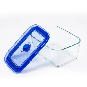 Factory BPA Free Airtight Microwavable High Borosilicate Glass Rectangle Food Storage Plastic Lid for Giveaways