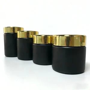 Factory Custom 60ml 90ml 120ml 3oz 4oz Child Resistant Glass Herb Flower Jar with Childproof Caps