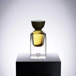 Factory Custom Empty Square Glass Perfume Spray Bottle 30ml 50ml 100ml with Wooden Cap