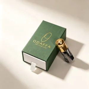 Factory Custom Printed Drawer Paper Box Perfume Oil Bottle Rigid Gift Box Custom Logo Ribbon Pull Tab Insert