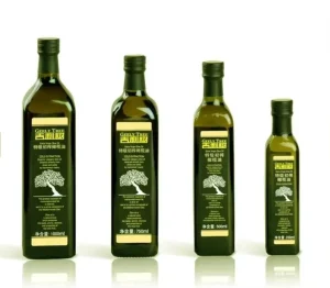 Factory Direct 100ml 250ml 500ml 750ml 1000ml Round and Square Olive Oil Glass Bottles with Screw Cap