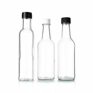 Factory Direct 100ml 250ml Glass Ketchup Bottle Jar with Plastic Twist Cap Non-Drip for Food Service