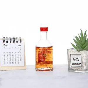 Factory Direct 100ml 375ml 500ml 750ml Clear Matte Empty Flint Glass Liquor Wine Whisky Vodka Tequila Bottle, Sealed