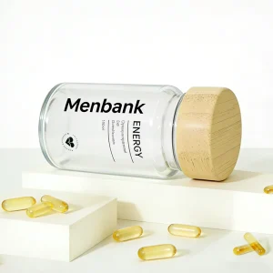 Factory Direct 100ml Empty Glass Supplement Pill Bottle with Bamboo Lid
