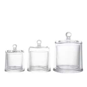 Factory Direct Clear Food-Grade Glass Storage Jar for Kitchen and Home