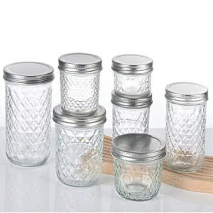 Factory Direct Customizable Mason Jar Food Storage Glass Jar, 100ml to 500ml