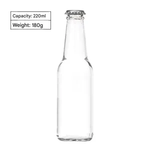 Factory Direct Glass Beer Bottle for Brewery and Beverage Manufacturing, 220ml 250ml 330ml 500ml
