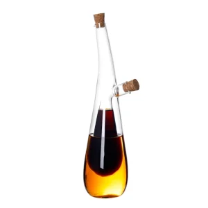 Factory Direct High Borosilicate Glass Olive Oil and Vinegar Cruet