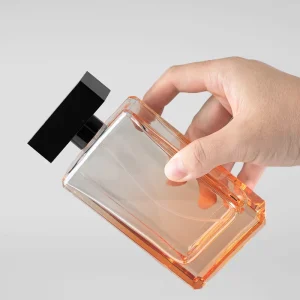Factory Direct Refillable 50ml Empty Glass Perfume Bottle with Heavy Base for Men’s Cologne Branding