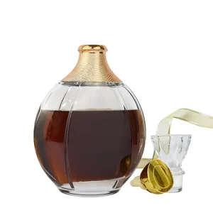 Factory Direct Supply Creative Crystal Glass Wine Bottles (Whiskey Red Baijiu Fruit Yellow Wines) Lid Sealed Yuncheng Origin