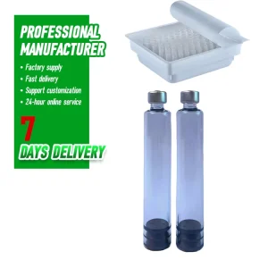 Factory Direct Supply Medical Grade 3ml Sterile Glass Cartridge with Rubber Plug