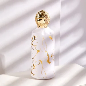 Factory Fine Mist Spray Pump Custom Perfume Bottle with Gold Ball Lid