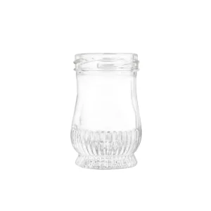 Factory Food Grade Glass Containers Custom With Metal Lid OEM Jar Canned Food Wide Mouth Jars