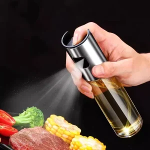 Factory High Quality Food Grade Clear Glass Oil Bottles 100ml 200ml Lead Free with Lids for Kitchen Packaging Use