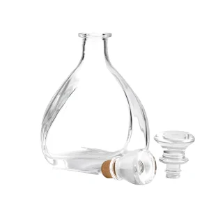 Factory Household Glass Wine and Beer Bottles with Stopper for Beverage Storage, Model A777