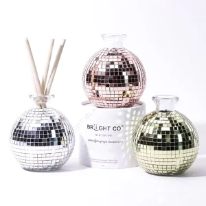 Factory Luxury Refillable Air Freshener Diffuser Empty Bottle Reed Diffuser Glass Bottle 250ml With Box Packaging