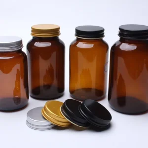 Factory Premium Products 150cc 250cc Pill Bottles Glass Pharmaceutical Capsule Bottle Medicine Vitamin Containers