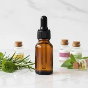 Factory Price 10ml 15ml 30ml 50ml 60ml Dark Amber Skincare Serum Essential Oil Glass Dropper Bottles for Hair Oil