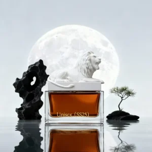 Factory Price Custom Stone Lid Mini Glass Perfume Bottles For Perfumery