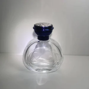 Factory Price KeRuiJia KRJ GC349 Luxury 100ml Glass Perfume Bottles Pump Sprayer Hot Stamping Heavy Bottom Fast Delivery Free