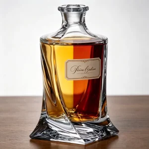 Factory Price Label Printed 750ml Liquor Glass Bottle for Gin Spirits Vodka Whiskey Luxury Packaging