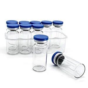 Factory Price Pharmaceutical Sterile Injection Glass Steril Vial 10 ml with Aluminum Plastic Cap Rubber Stopper