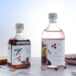 Factory Produced 75cl Clear Empty Glass Bottle for Liquor, Beverage, Wine, Whiskey, Perfume, Champagne, Vodka, Whisky, Juice and Tequila