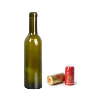 Factory Produced Empty 750ml Glass Burgundy Wine Bottle with Lid