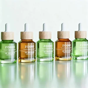 Factory Stock 24mm 30ml Slanted Shoulder Glass Dropper Bottle Essential Oil Bottle Essence Liquid Travel Small Empty Bottle