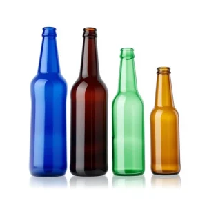 Factory Supply Glass Beer Bottle Full Sizes Custom Label Food Safe Recyclable Liquid Packaging