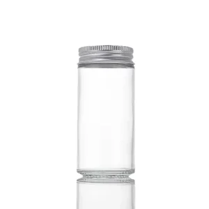 Factory Supply Glass Seasoning Bottle and Round Spice Jar for BBQ and Cumin