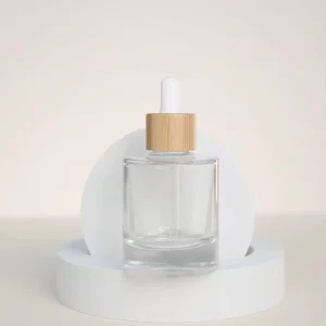 Factory Transparent Containers Dropper Glass Bottle