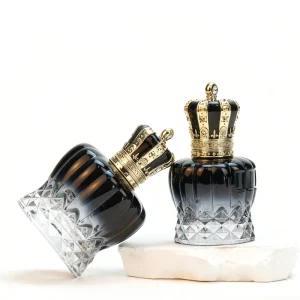 Factory Transparent Glass Press Spray Perfume Bottle Multi-Capacity