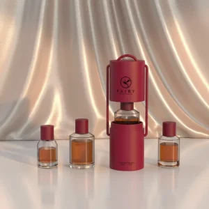 Fairy Glass Perfume Bottles, 50ml/100ml, with Pump Sprayer