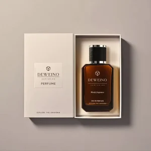 Fashion 50ml Amber Perfume Bottle Luxury Empty Rectangle Perfume Bottle 50ml 100ml Perfume Bottle With Box