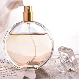 Flat Round Shape Custom 50ml 100ml Empty Perfume Spray Glass Bottle for Cosmetic Essence for Men
