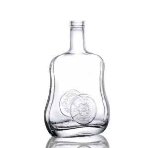 Flint Liquor 1000ml Brandy Bottle With Custom Label
