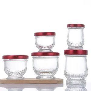 Food Container 50ml 70ml 100ml Clear Bird’s Nest Honey Jam Yogurt Glass Jars With Lids