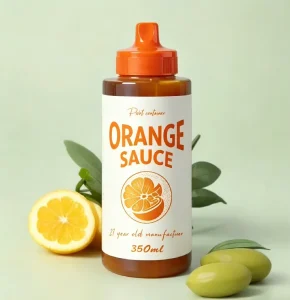 Food Grade 250ml 500ml PE Squeeze Bottle with Cap for Salad Sauce Jam Ketchup and BBQ